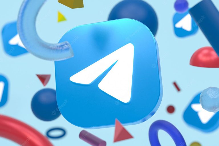 telegram-logo-on-abstract-geometry-background_41204-11057